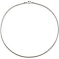 thumbnail image 2 of Sterling Silver 2.75mm Necklace - 20.7 Grams - 18 Inch Solid Foxtail Chain With Lobster Clasp, 2 of 2