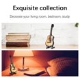 thumbnail image 5 of Mininature Musical Instrument Wooden Guitar Model Dollhouse Decoration with Case and Stand, 5 of 5