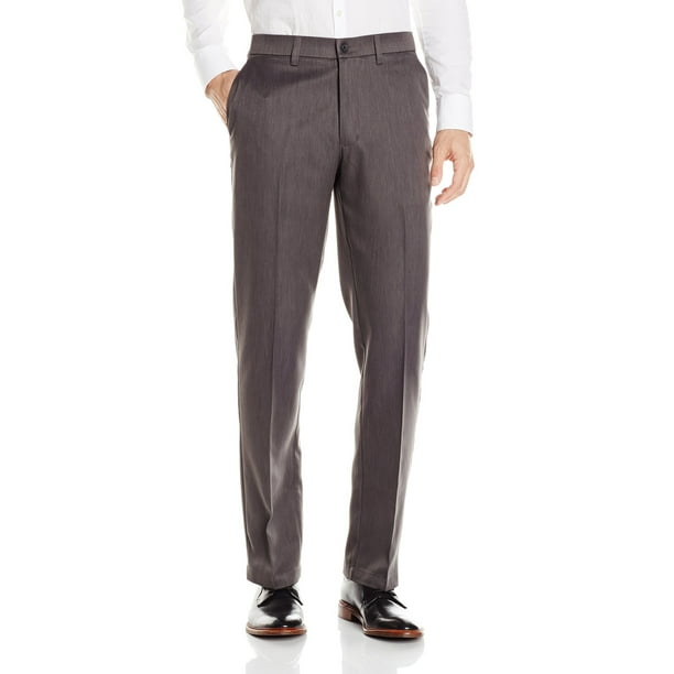Haggar - NEW Gray Mens Size 32x32 Straight Fit Dress Flat Front Pants ...