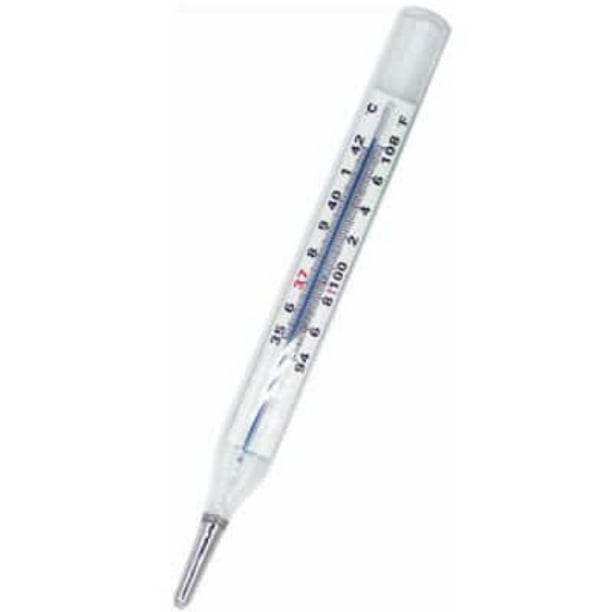 Thermomètre sans mercure avec gallium Fahrenheit et centigrades