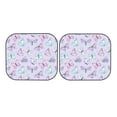 thumbnail image 7 of Fotbe Purple Butterfly 2-Piece Car Windshield Sun Shade | Sun Blocker for Car Windshield | Foldable Automotive Interior Accessories for Sun Protection-Small, 7 of 7