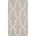 thumbnail image 2 of Safavieh Dhurries Alexis Geometric Area Rug, Gray/Ivory, 3' x 5', 2 of 11