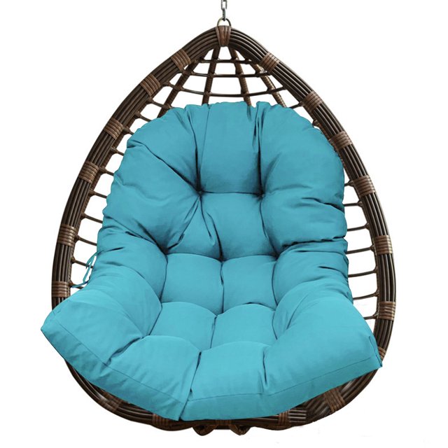 Cojín impermeable para silla de huevo columpio, hamaca colgante, cesta, asiento, interior, exterior, jardín, Patio, decoración del hogar Fivean unisex