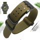thumbnail image 3 of Correa de reloj de nailon de 22 mm y 23 mm para L-uminox 3051 3150, correa de reloj negra y verde, correa deportiva resistente al agua, 3 of 5