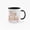 Black, variant on 11 Ounce "Keep Smiling" Ceramic Mug with Colorful Inner Lining - Inspirational Quote Coffee Cup with Star & Smiley Design