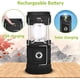 thumbnail image 2 of Solar Camping Light, Portable LED USB Rechargeable Flashlight, Super Bright Hanging Camping Light Waterproof Tent Light for Outdoor Garden Hiking Fish, 2 of 5