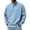 01 Sky Blue, variant on Awdenio Men's Sweatshirt Big and Tall Waffle Shirt Oversized Button Down Pullover Comfy Clothes