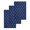 Navy Blue, variant on Navy Blue Anchor Hand Towels Set, Waffle Weave Kitchen Towels 3 Pieces, Nautical Coastal Summer Ocean Ship Microfiber Hair Face Bath Tea Towel Absorbent Quick Drying Cleaning Dish Cloths, 15.7"x23.6"