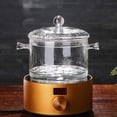 thumbnail image 2 of Lubelski 1300ml Glass Soup Pot Transparent Cooker Salad Instant Noodle Bowl Cooking Tool, 2 of 7