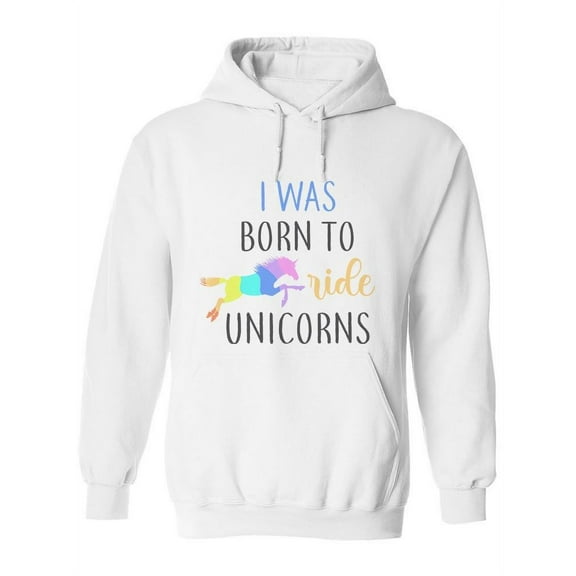 Ride Unicorns Hoodie Women -Image by Shutterstock, Female Small