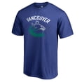 thumbnail image 2 of Men's Royal Vancouver Canucks Gradient Logo T-Shirt, 2 of 4