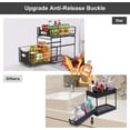 thumbnail image 5 of Under Sink Organizer for Cabinet,Metal Under Cabinet Organizers with Sliding Drawers, , Bathroom, Kitchen, Closets, Bedroom and Offices 2 Pack, 5 of 11