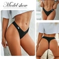 thumbnail image 4 of M-XL de algodón sin costuras para bragas sexis para mujer, ropa interior femenina de cintura baja, transpirable, íntima, Bikini, 4 of 4