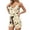 R137-Beige, variant on RMGVDSD Women's Halloween Ghost Pumpkin Print Cami Pajama Sets, Sleeveless Soft Tank Top and Shorts Sleepwear Set, Halloween Pajamas Holiday Nightwear