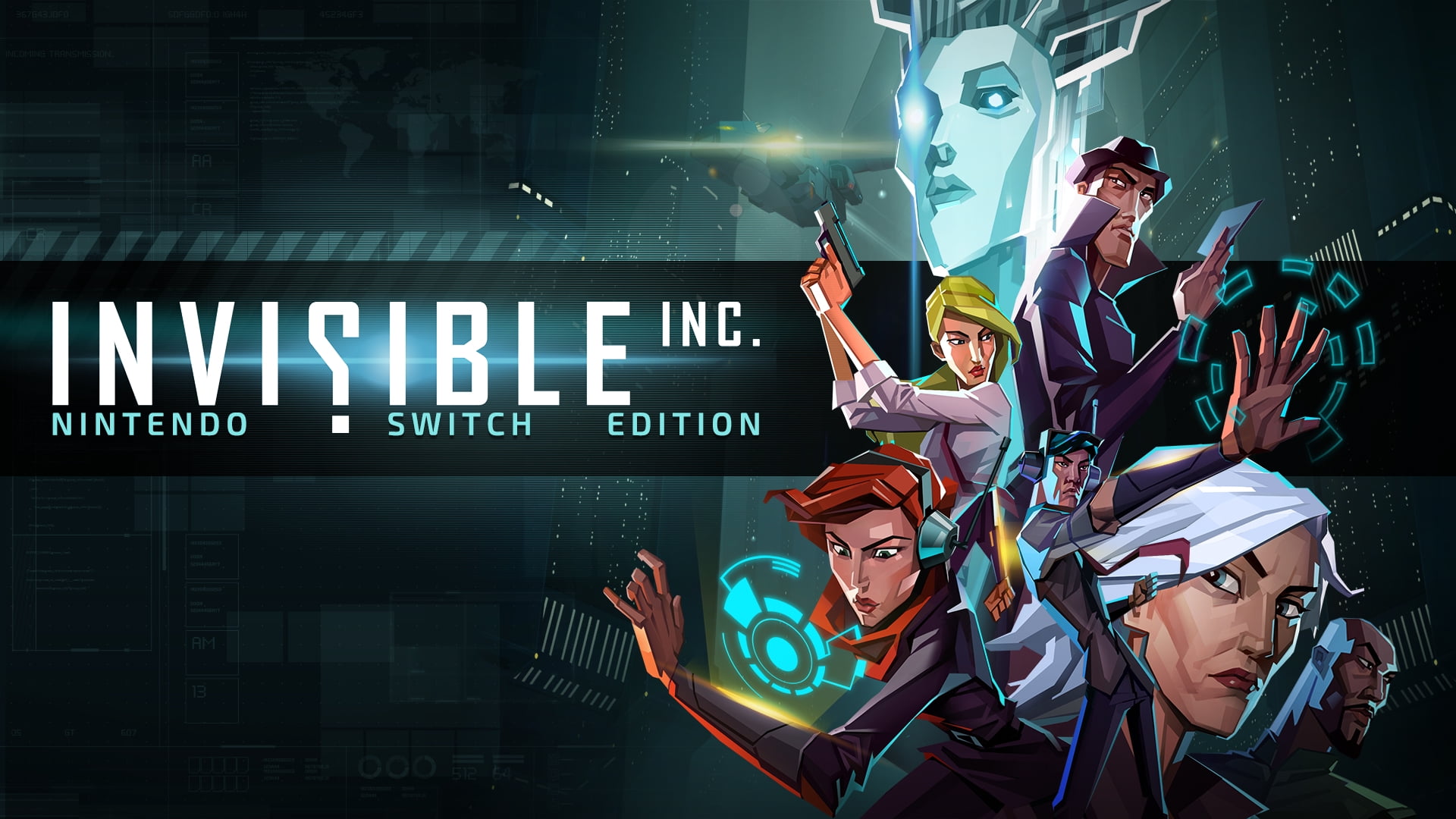 Invisible, Inc. Klei Entertainment, Nintendo Switch [Digital Download]