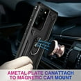 thumbnail image 2 of Samsung Galaxy S21 FE Magnetic Ring Rugged Shockproof Case Heavy Duty Protective Back Cover, 2 of 5