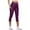 Purple, variant on IDALL Capri Pants for Women Capri Leggings for Women Seven Drying Quick Elastic Point Yoga Pants Tight Women Reflective Pants Yoga Yoga Pants Yoga Pants Women Summer Pants Army Green L