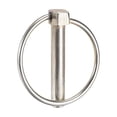thumbnail image 4 of Linch Pin with Ring 12mm x 70mm Trailer Pins Assortment Kit for Boat Kayak Canoe Trailer Trolley Horsebox 2Pcs, 4 of 5