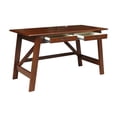 thumbnail image 4 of Serendipity Espresso Wood Desk with 2 Drawers, 4 of 11