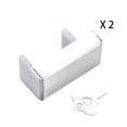 thumbnail image 1 of Paquete de 2 cerraduras para ventanas correderas con limitador de marco antirrobo de acero de aleación, puerta de seguridad, limitador de seguridad para niños, palabra clave Rojo Verde Cocina, Decoración y Otros, 1 of 5