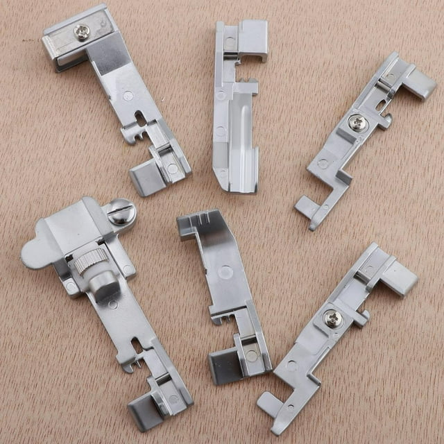 6 Unidades Punta Abierta Sostenedor Adaptador de Accesorios para Singer BLESIY Singer Presser Foot Set