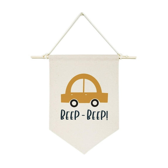 Beep Beep Hanging Wall Banner