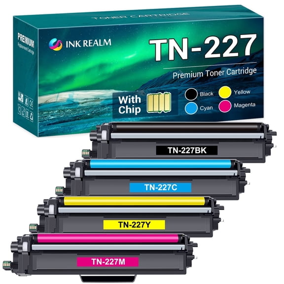 TN227 TN-227 Toner Cartridge Compatible for Brother TN-227 TN223 TN227 Toner HL-L3210CW HL-L3290CDW L3230CDW L3270CD MFC-L3770CDW L3710CW Printer (4-pack)