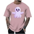 thumbnail image 2 of Delliss Men's Halloween Print Crew Neck Simple Stylish Top M-4XL, 2 of 5