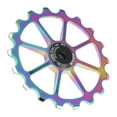 thumbnail image 2 of Cergrey Rear Guide Roller, Bike Rear Derailleur Pulley Aluminum Alloy + Ceramic For Rear Derailleur 6mm Axes Guide Wheel, 2 of 8