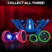 USA Toyz Summer RC Car Off-Road LED Stunt Toy Boys Girls Ages 6+, Blue