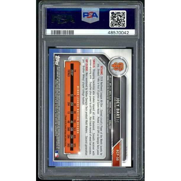 その他 Joey Bart Bowman 2019 RC Auto  /50 SP Joey Bart Bowman 2019 RC Auto /50 SP