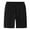 Black, variant on LYMAYTER Men Sweat Shorts for M-7XL Cotton Elastic Waist Joggers Shorts with Pockets Casual Sweat Short
