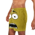 thumbnail image 4 of Pantalones Cortos de Cintura Elástica de los Hombres Casual Divertido Impreso Pantalones Cortos de Natación, Bajos de Playa de Verano Ligeros con Bolsillos, 4 of 5