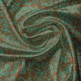 thumbnail image 7 of Ambesonne Teal and Brown Valance & Curtain, Bohemian Eastern, 55"x36", Dark Seafoam Redwood, 7 of 7