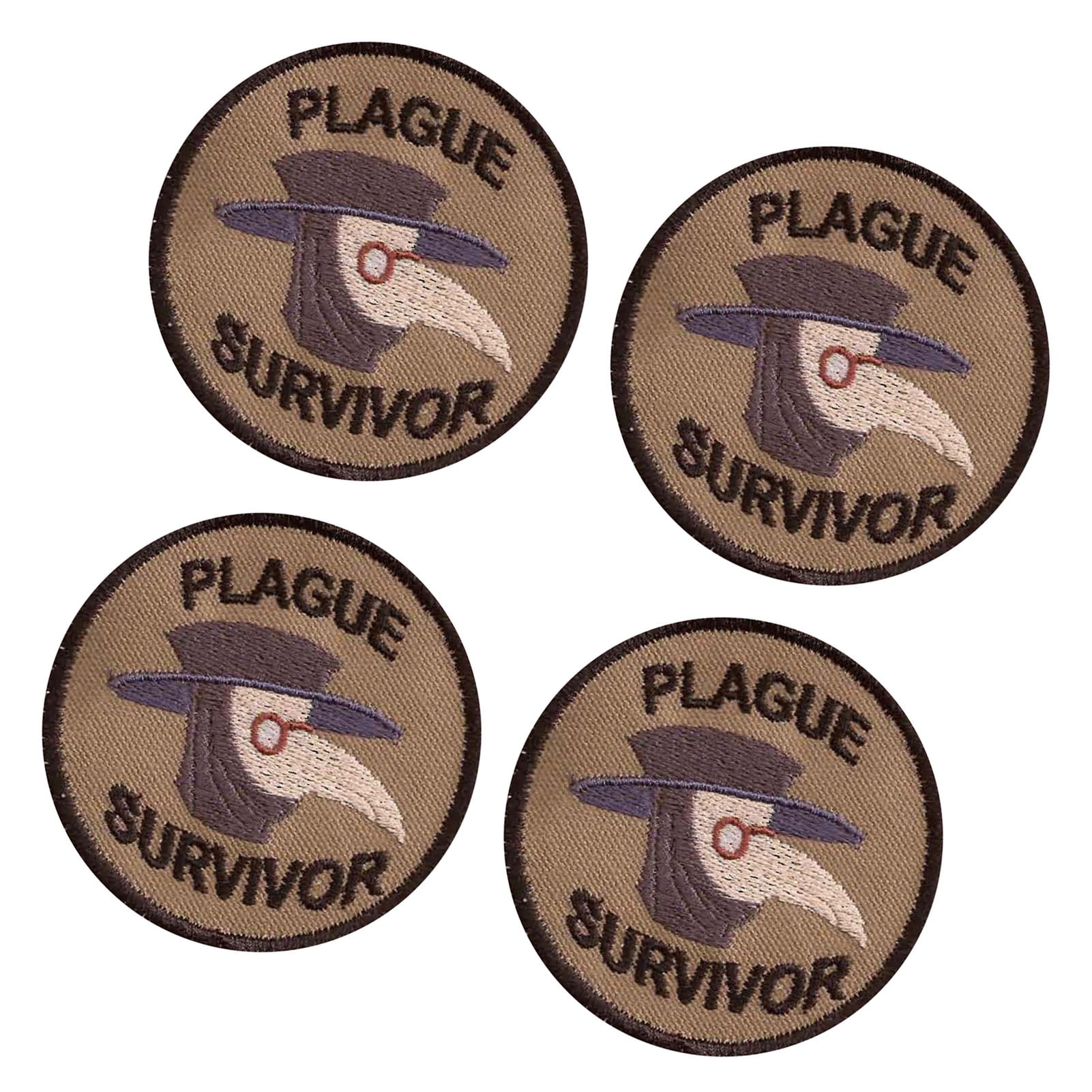 Badge Patch  Clothes Sewing Patch Plague Survivor Wilderness Survival Merit 