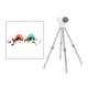 thumbnail image 5 of de 1/64 escala exterior escenas diseño Telescopio blanco Sunnimix Figuras de muñecas en miniatura, 5 of 8