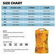 thumbnail image 6 of Fotbe Men's Bees on Hive Honeycomb Print Men's Sleeveless Muscle Tank Tops Casual T-Shirts for Gym Workout Beach-Large, 6 of 8