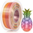 thumbnail image 1 of Rainbow PLA 1.75 filament, multicolor silk rainbow PLA 3D printer filament, dimensional +/- 0.03mm, 1kg spool, 1 of 5