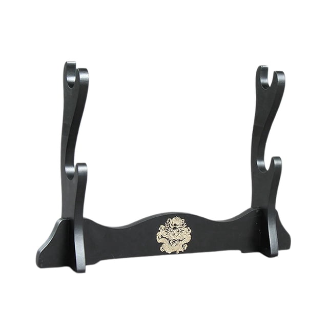 jifeng Wood Storage Rack, Desktop Support Bracket Collection Musical Instrument Holder, 2 Tiers