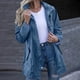 thumbnail image 1 of Chaquetas y abrigos casuales con capucha de manga larga para mujer, abrigos y chaquetas resistentes al viento para excursiones de senderismo al aire libre, impermeables con capucha, rompevientos, abri, 1 of 7