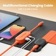 thumbnail image 4 of Jackery SolarSaga 40W Mini Solar Panel Portable Solar Panels with USB-C & USB-A Ports Book-Sized Foldable Solar Charger for Phones Compatible with Jackery E300Plus IP68 Waterproof for Hiking&Camping, 4 of 5