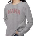 thumbnail image 2 of Pink Arched Mama Long Sleeve Shirt Unisex 4X-Large Grey, 2 of 5