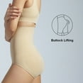 thumbnail image 6 of FAZVAOO Shapewear for Women Tummy Control Butt Lifter High Waist Seamless Briefs, 6 of 7