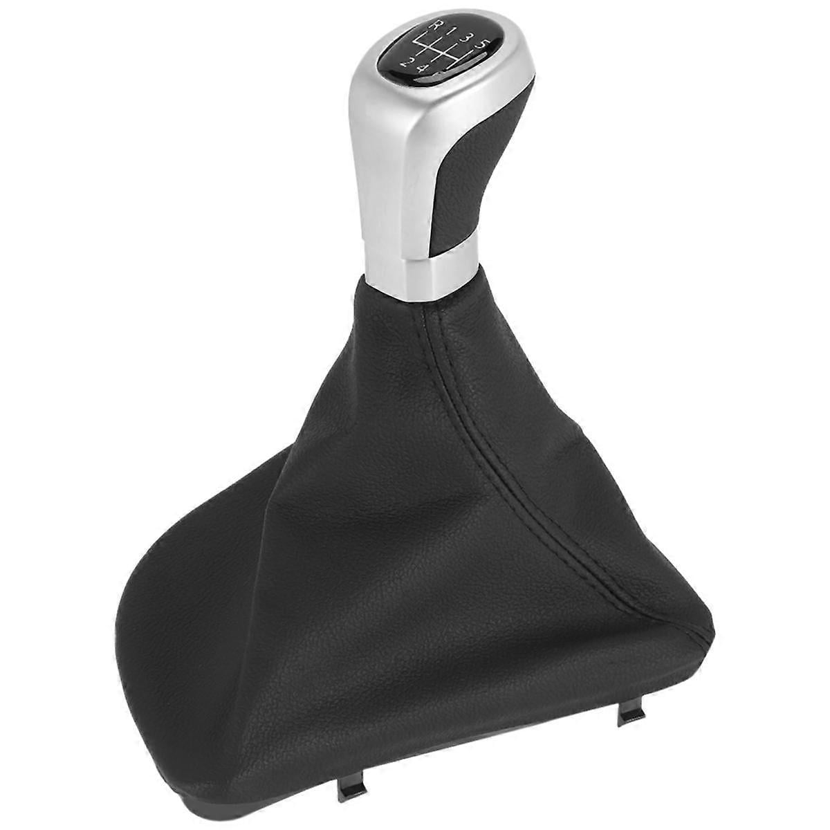 6 Speed Manual Gear Shift Knob Shifter Lever Boot Cover For- 1 Series E81 E87 E87Lci E88 E82
