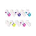 thumbnail image 4 of Athletic Works Girls Cushioned Comfort Ankle Socks, 10 Pack, Sizes S-L, 4 of 5