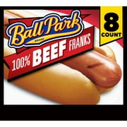 Ball Park Beef Hot Dogs, 15 oz, 8 Count