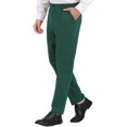 thumbnail image 4 of INSPIRE CHIC Men's Dress Pants Classic Fit Flat Front Solid Color Prom Trousers 28 Olive Green, 4 of 6