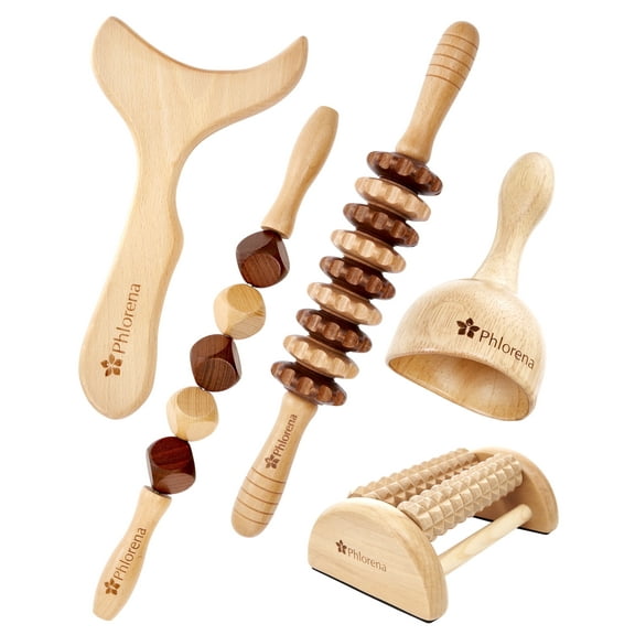 Wood Therapy Massage Tools| Lymphatic Drainage| Cellulite| Maderoterapia Kit