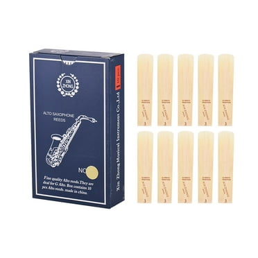 Standard G Alto Saxophone Reeds, Strength 3.0, Ideal for Beginners, 10pcs per Box