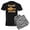 With Gray Camo Pant, variant on - Feast Mode Men's Dark Pajamas - Men's Dark Loose Fit Cotton Pajama Set